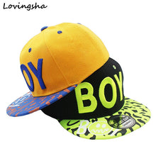 Load image into Gallery viewer, LOVINGSHA New Spring Summer Baby 3D Letter BOY cap