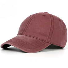 Load image into Gallery viewer, Korea Style Vintage Solid Baseball Caps Men Women