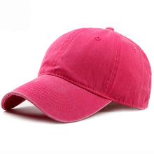 Load image into Gallery viewer, Korea Style Vintage Solid Baseball Caps Men Women