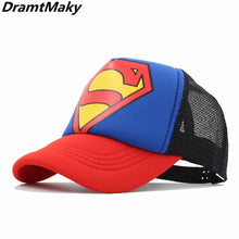 Load image into Gallery viewer, Superman Mesh cap Kids Baseball