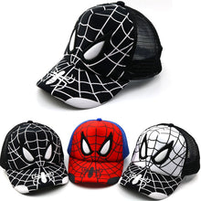 Load image into Gallery viewer, 2019 Baby hats Spider-Man Net Cap Children Summer New Baseball Cap