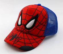 Load image into Gallery viewer, 2019 Baby hats Spider-Man Net Cap Children Summer New Baseball Cap